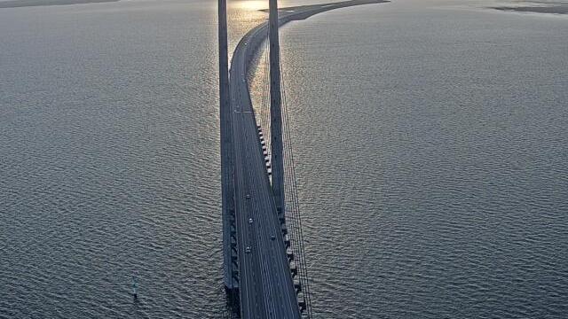Webcam Öresundbrücke, Malmö, Skåne, Schweden
