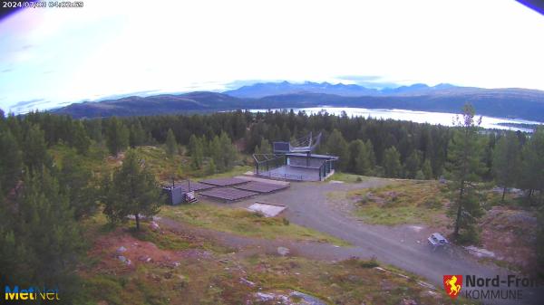 Image from Kvamsfjellet, direction north